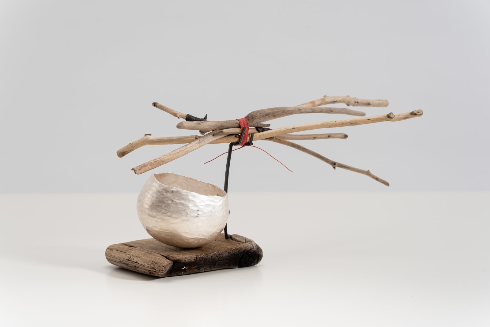 Stuart Cairns, Small Vessel With Driftwood Pile
