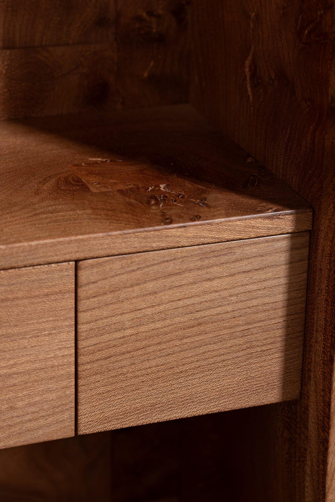 Stevan Hartung, Wych Elm Wall Cabinet