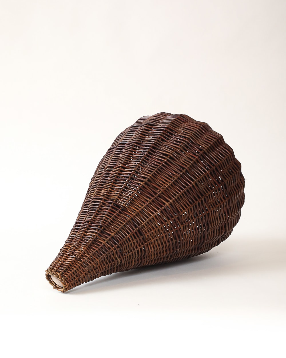 Joe Hogan, Two Reclining Willow Pods With A Lichen-Marked Stone