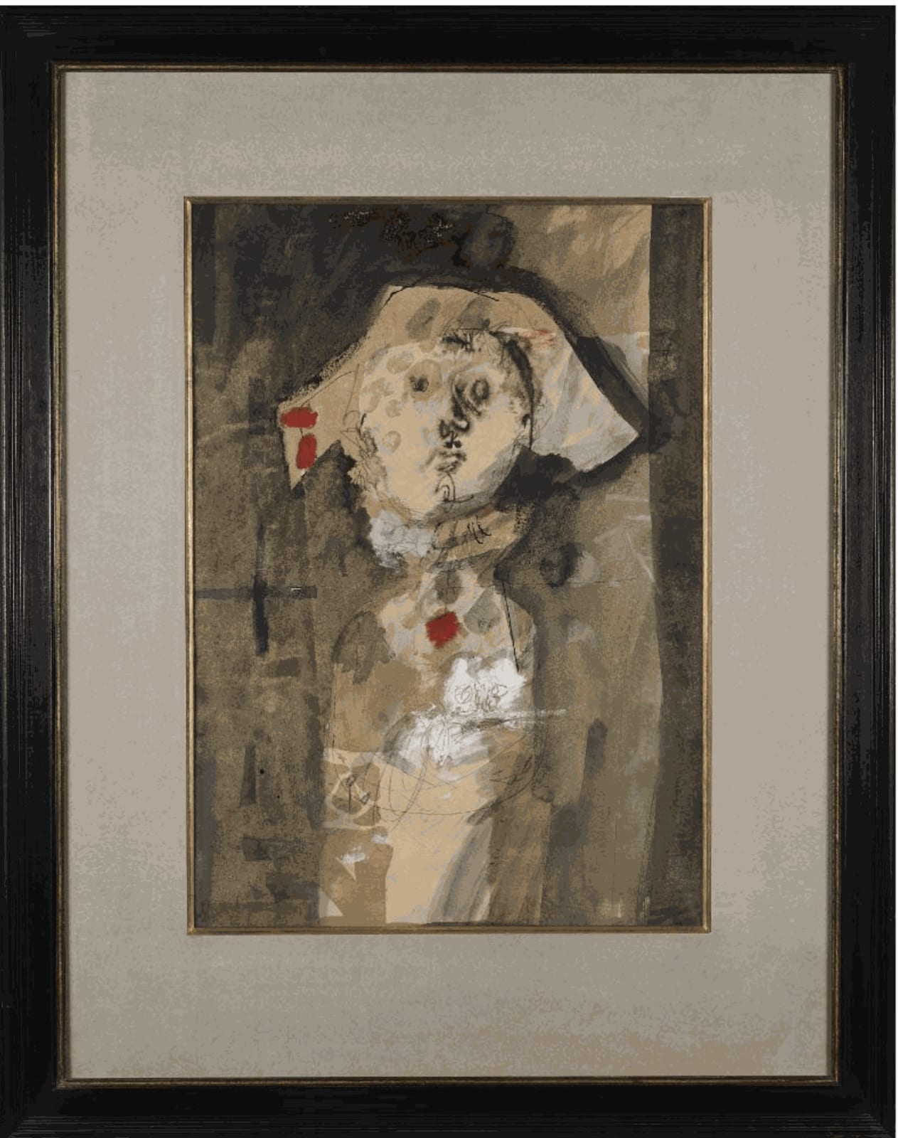 Antoni Clavé, Petit Arlequin au chat, 1948