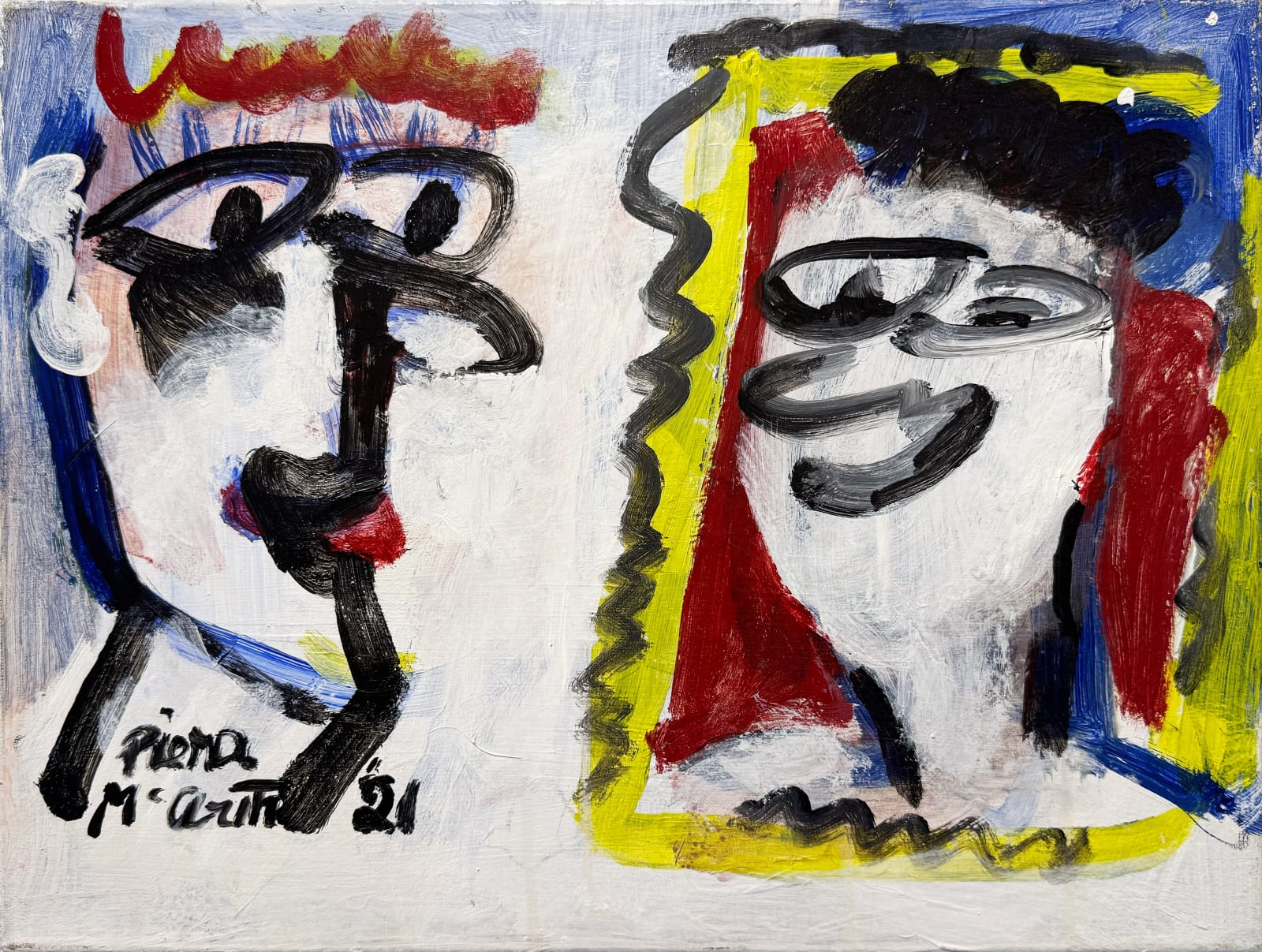 Piera McArthur, Painting a Portrait, 2021