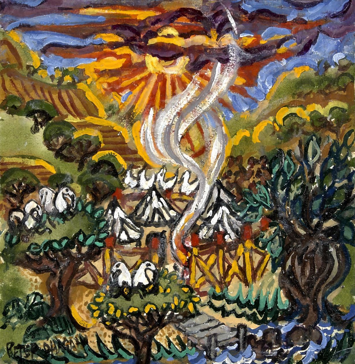 Peter O'Hagan, Twilight Drinks in the Boma on a Safari Park called The Kruger