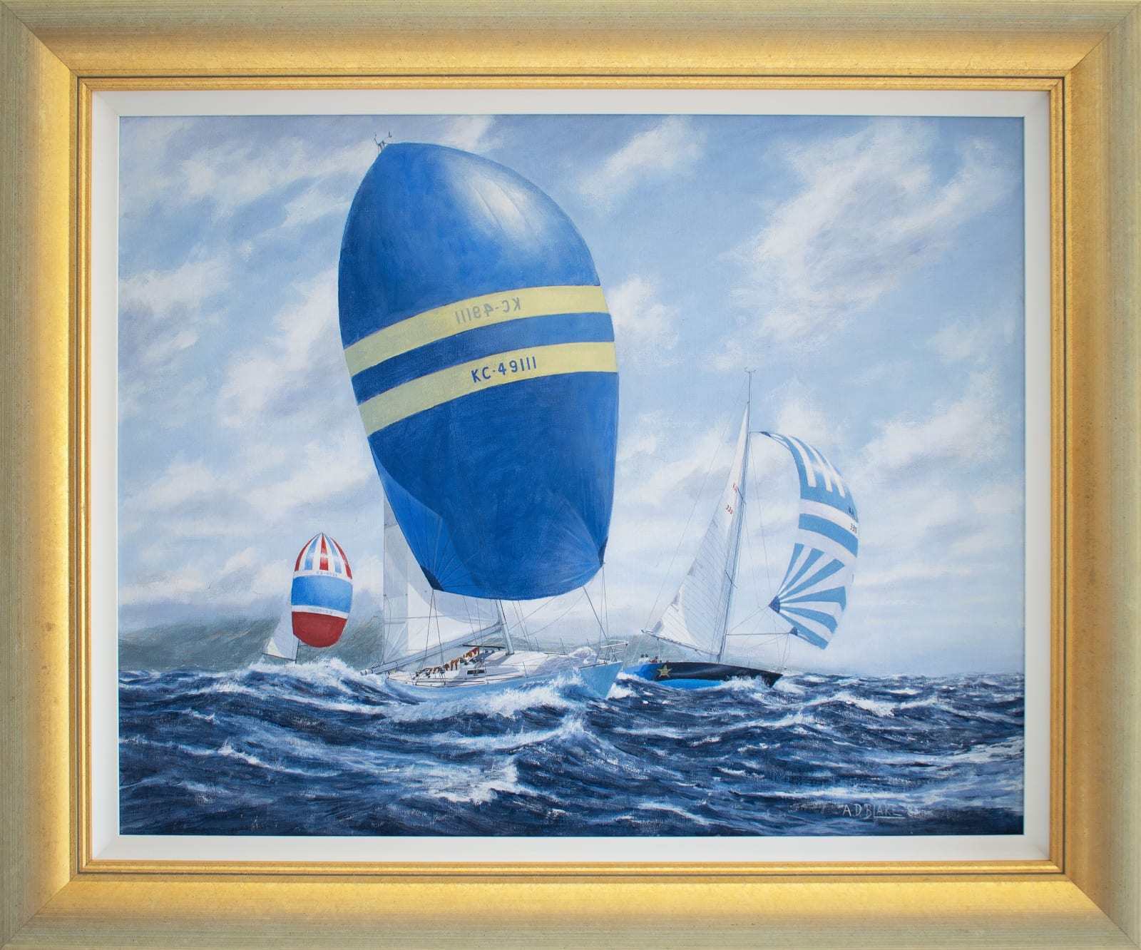 Anthony Blake, 1982 Pan Am Clipper Cup, Hawaii. Pachena leads Police Car & Solara (NZ), 2983