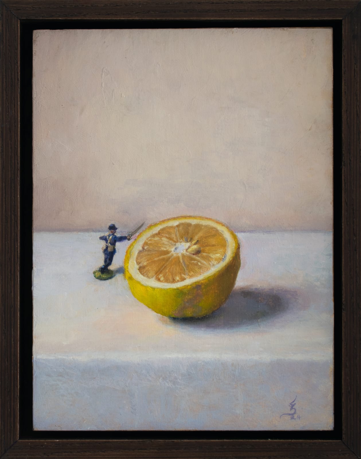 Zarahn Tūwharetoa Southon, Lemon with Toy Soldier, 2024