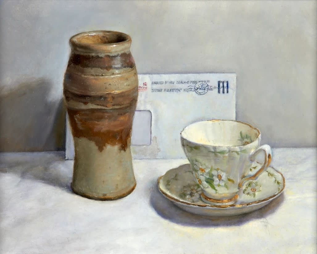 Zarahn Tūwharetoa Southon, Still life with tea cup