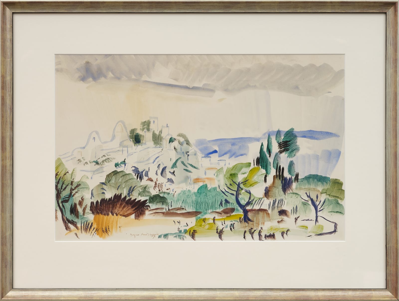 Douglas MacDiarmid, Landscape in Provence, 1957