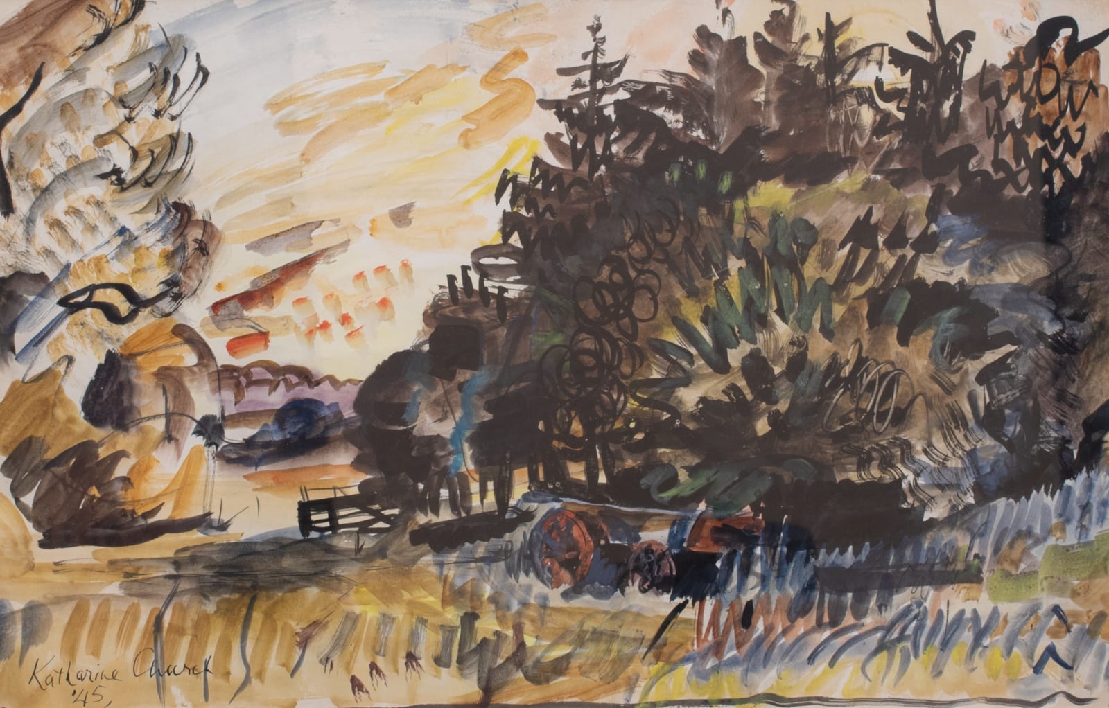 Katharine Church, June Evening, Buckinghamshire, 1945