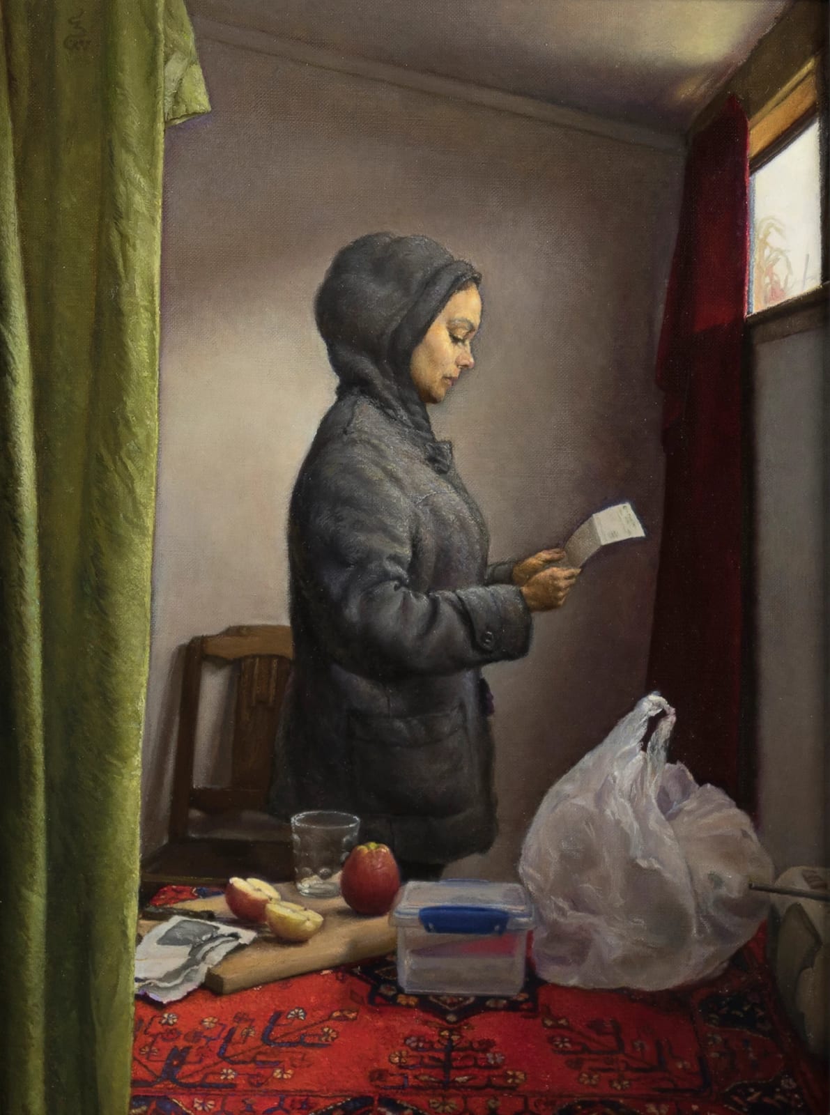 Zarahn Tūwharetoa Southon, Woman Reading a Letter