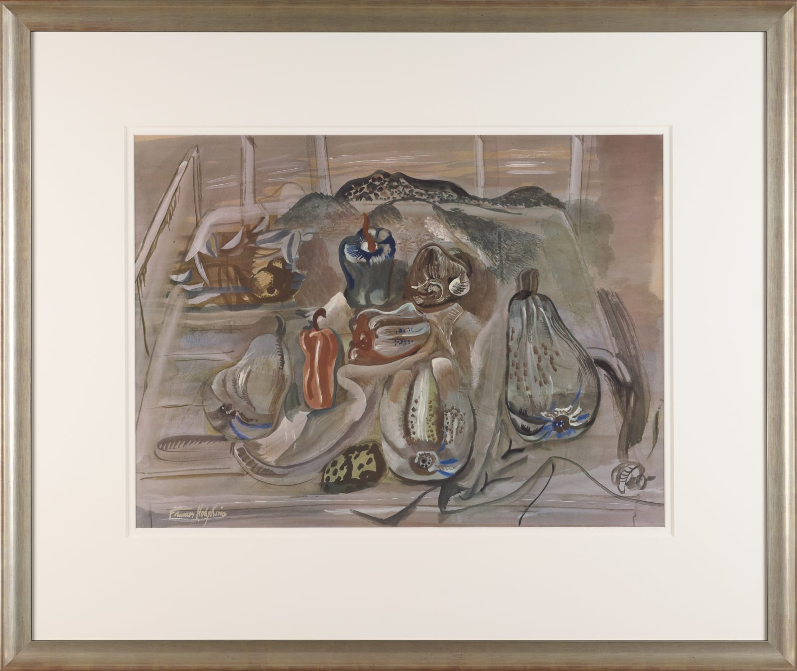 Frances Mary Hodgkins, Pumpkins, 1952