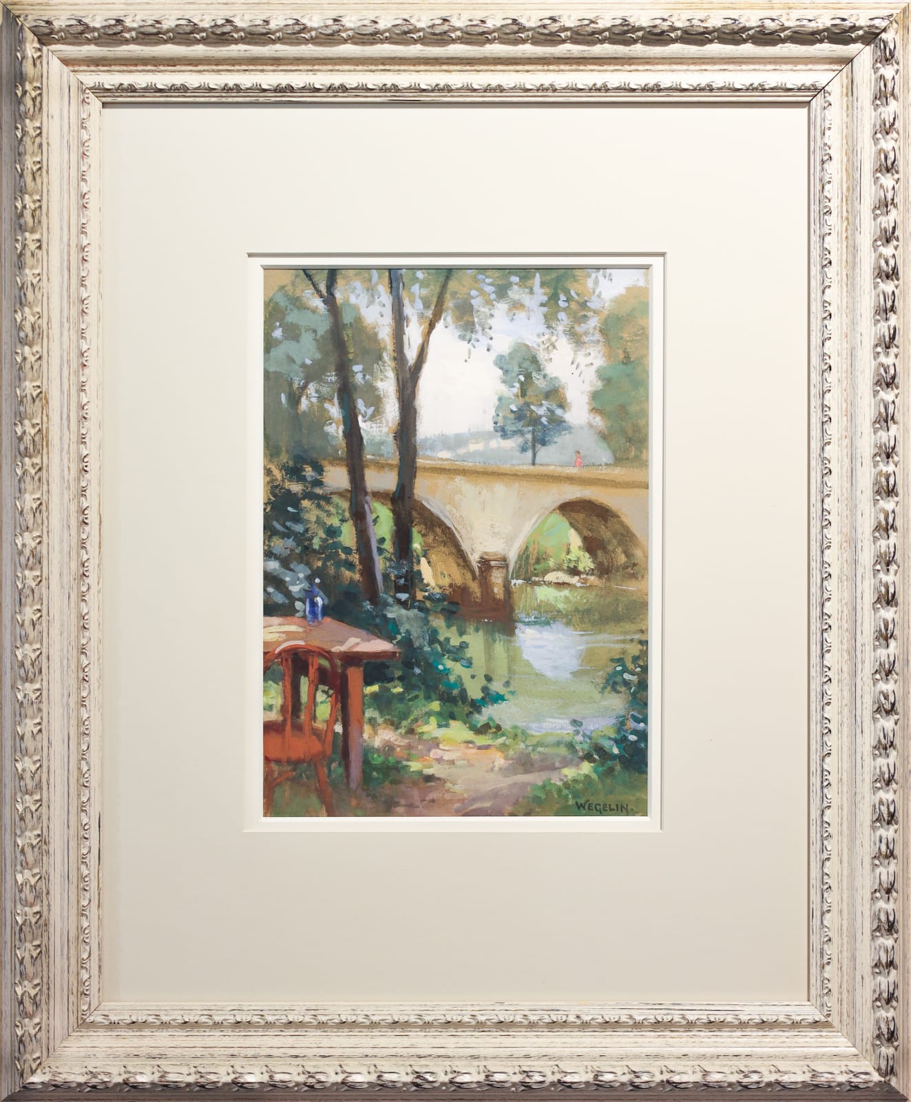 Emile Wegelin, A Picnic Spot on the River Isère