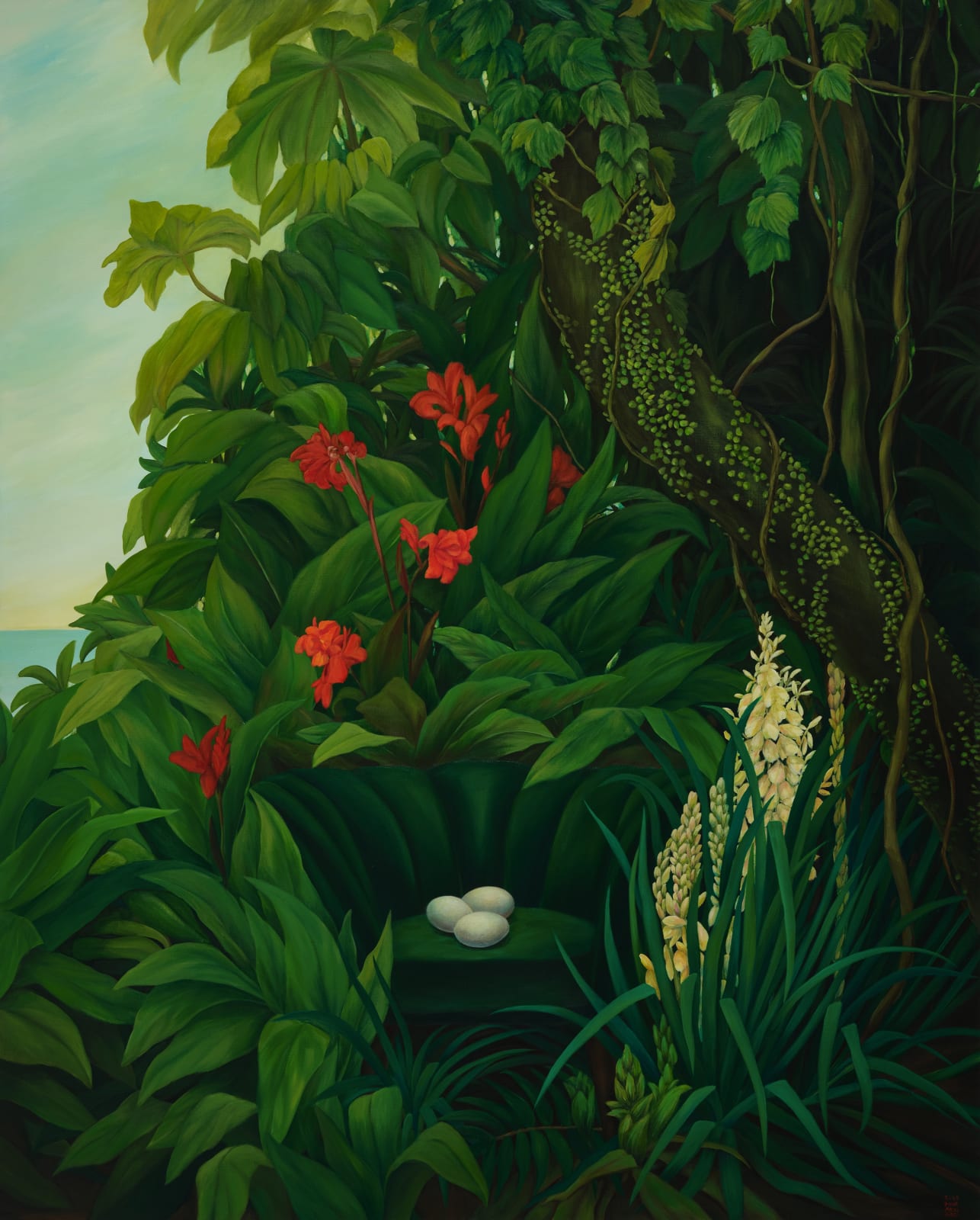 Munhee HUR, Forest of Islans 섬의 숲, 2023