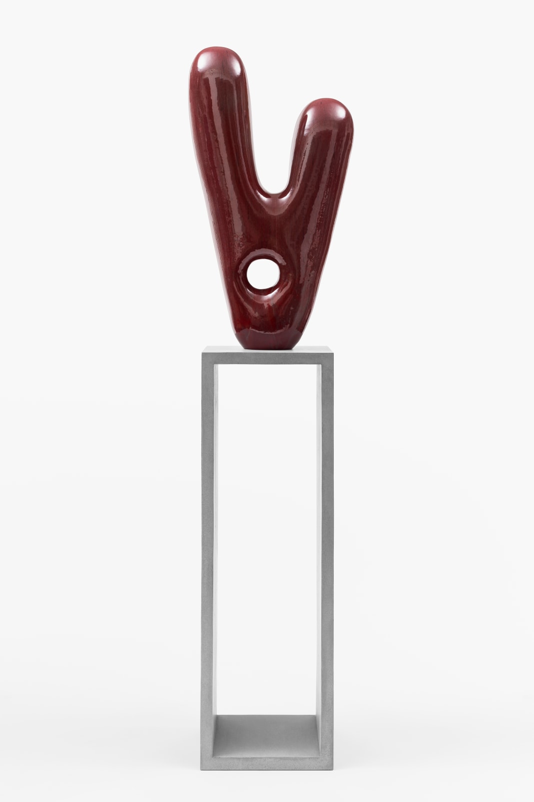 Claudia Comte, The Red Ceramic Le Lapin, 2019