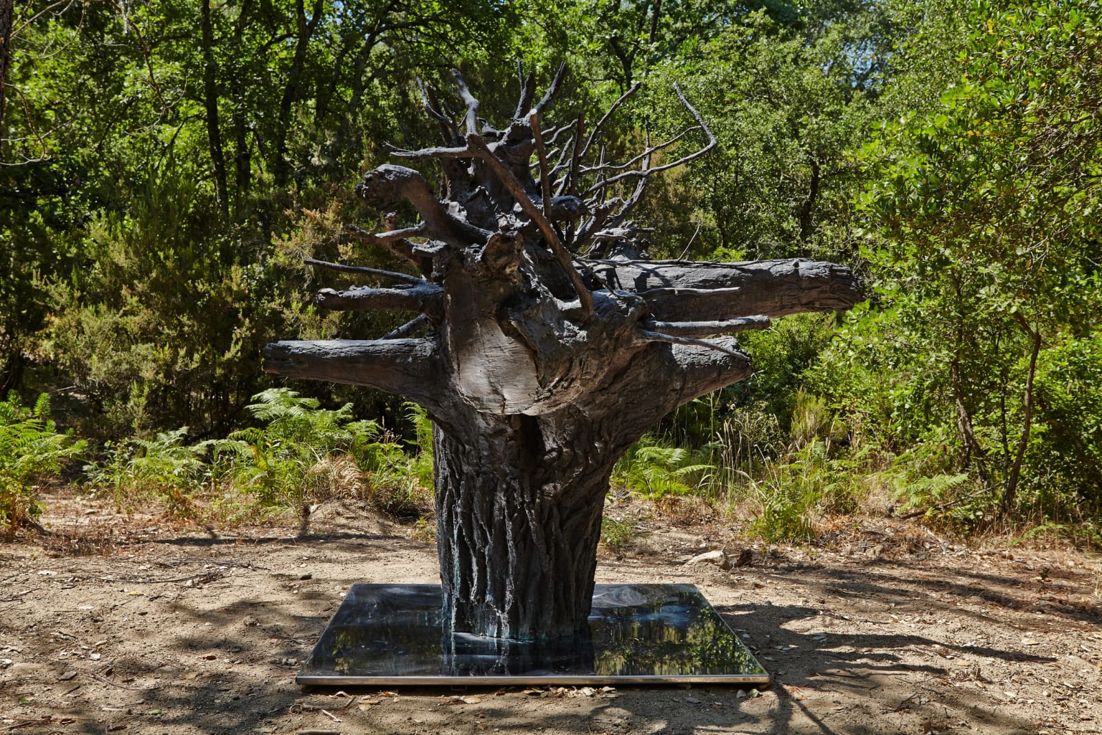 Sam Durant, Direction Through Indirection (Bronze version), 2003