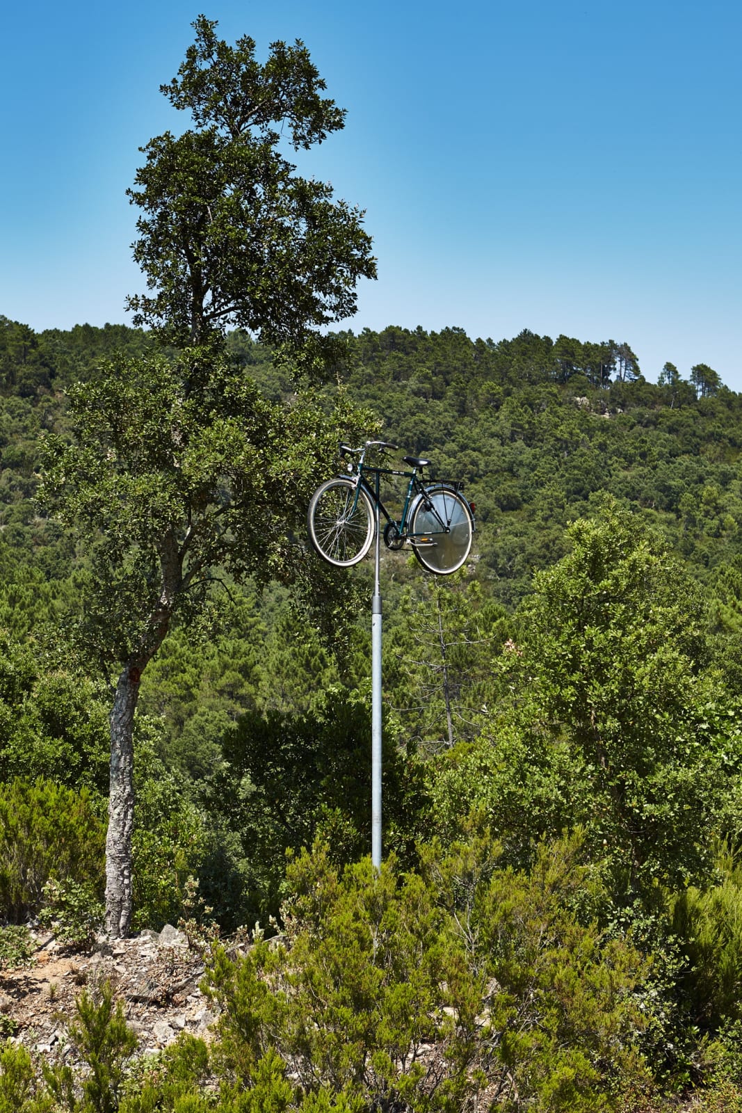 Roman Signer, Vélo Girouette, 2015