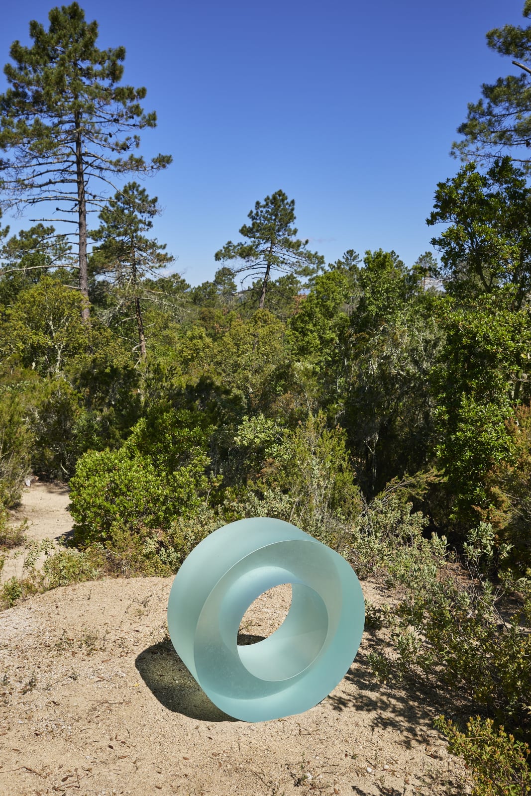 Ann Veronica Janssens, Blue Glass Roll 405/2, 2019