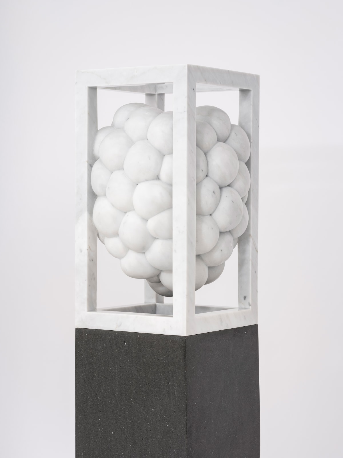 Claudia Comte, Suspended Marble Blackberry (study), 2019