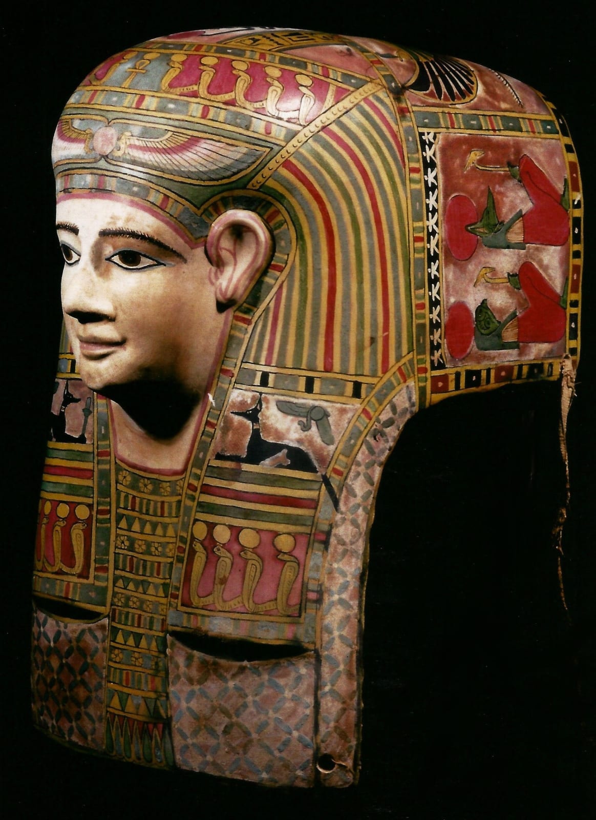 Mummy mask of a lady, Roman Egypt, 1st century BC - 1st century AD