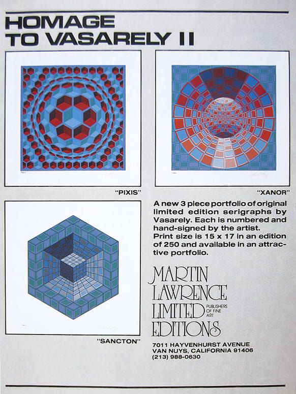 Victor Vasarely, Pixis, 1980