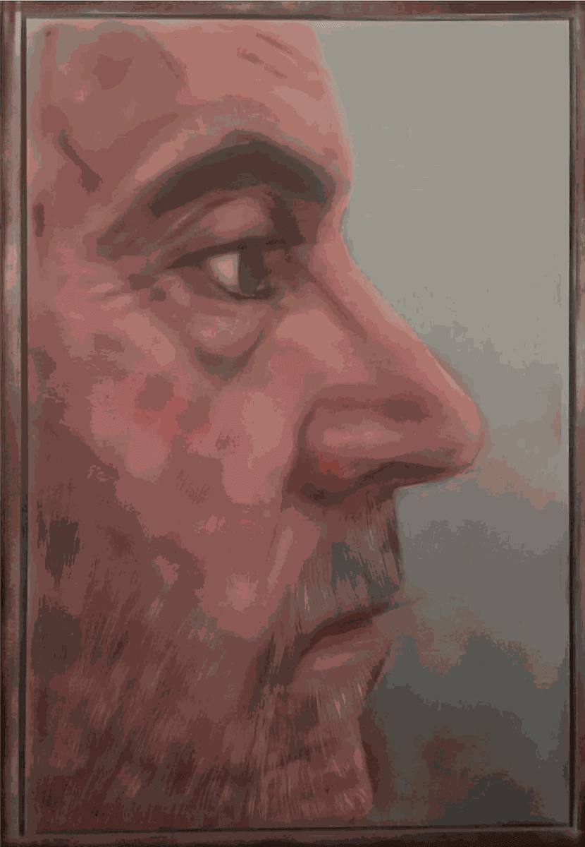 James Money, Self Portrait (Hanging on a wall), 2022