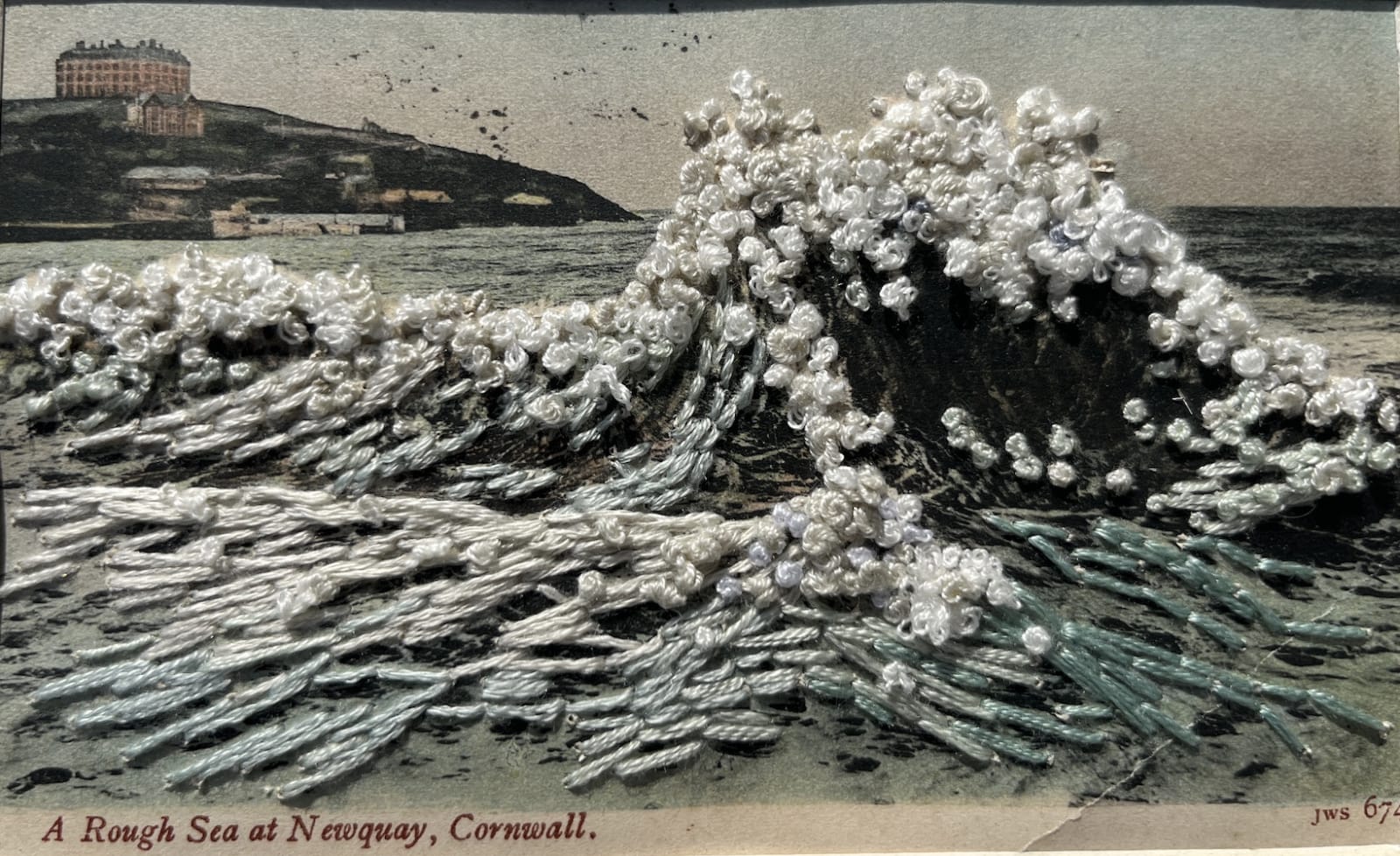 Hannah Cushion, Rough Sea Newquay, 2024