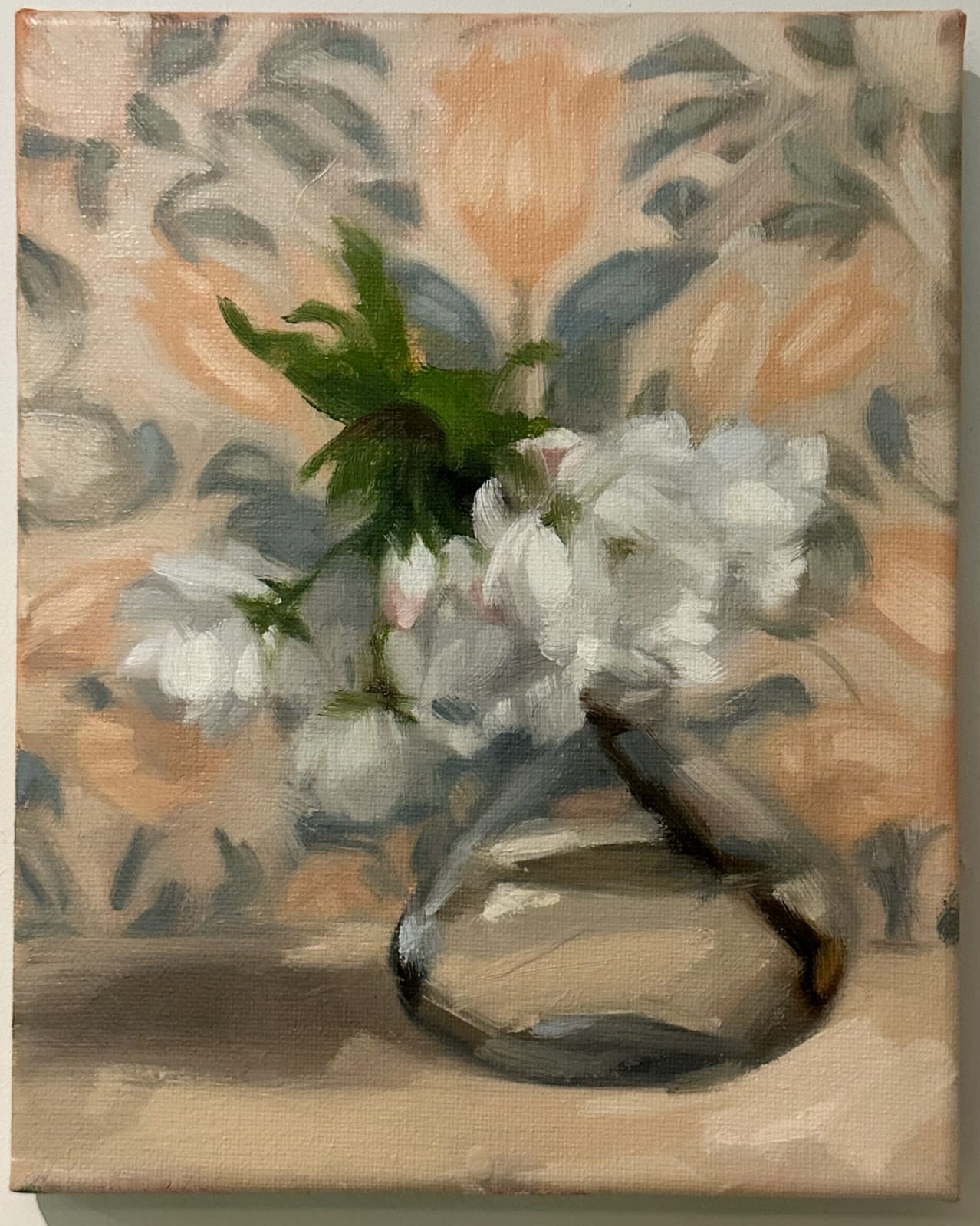 Robin Danely, Dutch Treat, 2025, oil on canvas, 40x 30 cm