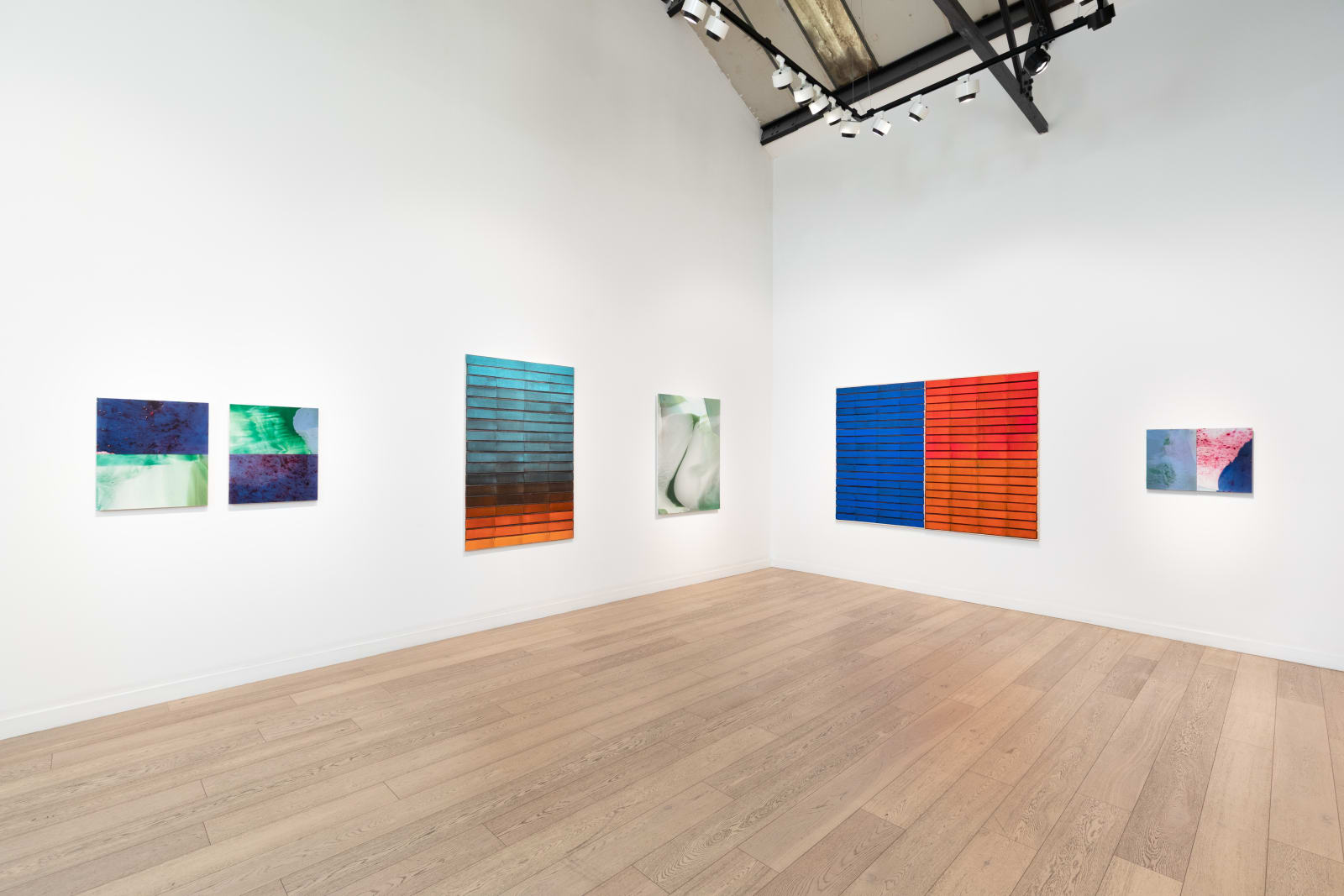 Installation view, SPLICED, Jost Münster and Fleur Simon, presented by Hannah Payne Art, at TM Gallery June - Augsut 2-25. Photo by Ben Deakin