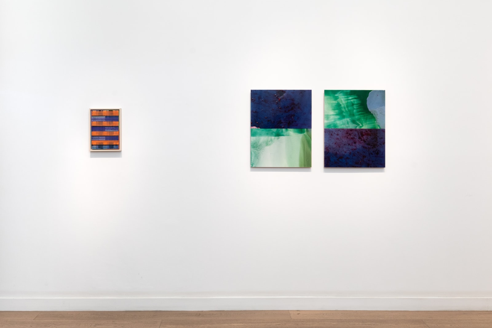 Installation view, SPLICED, right: Fleur Simon's Spliced works. Photo by Ben Deakin