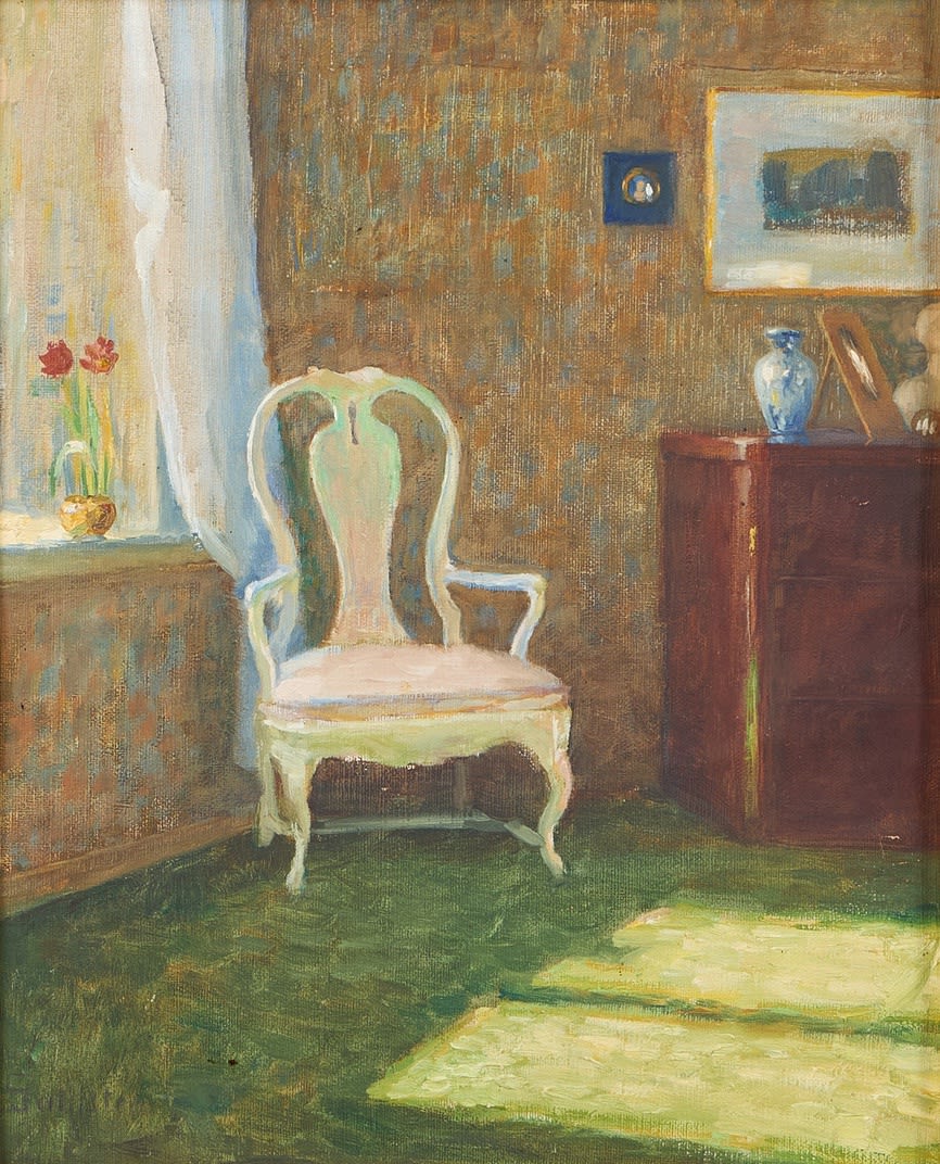 Anna Sahlstén, Empty chair, ca. 1895
