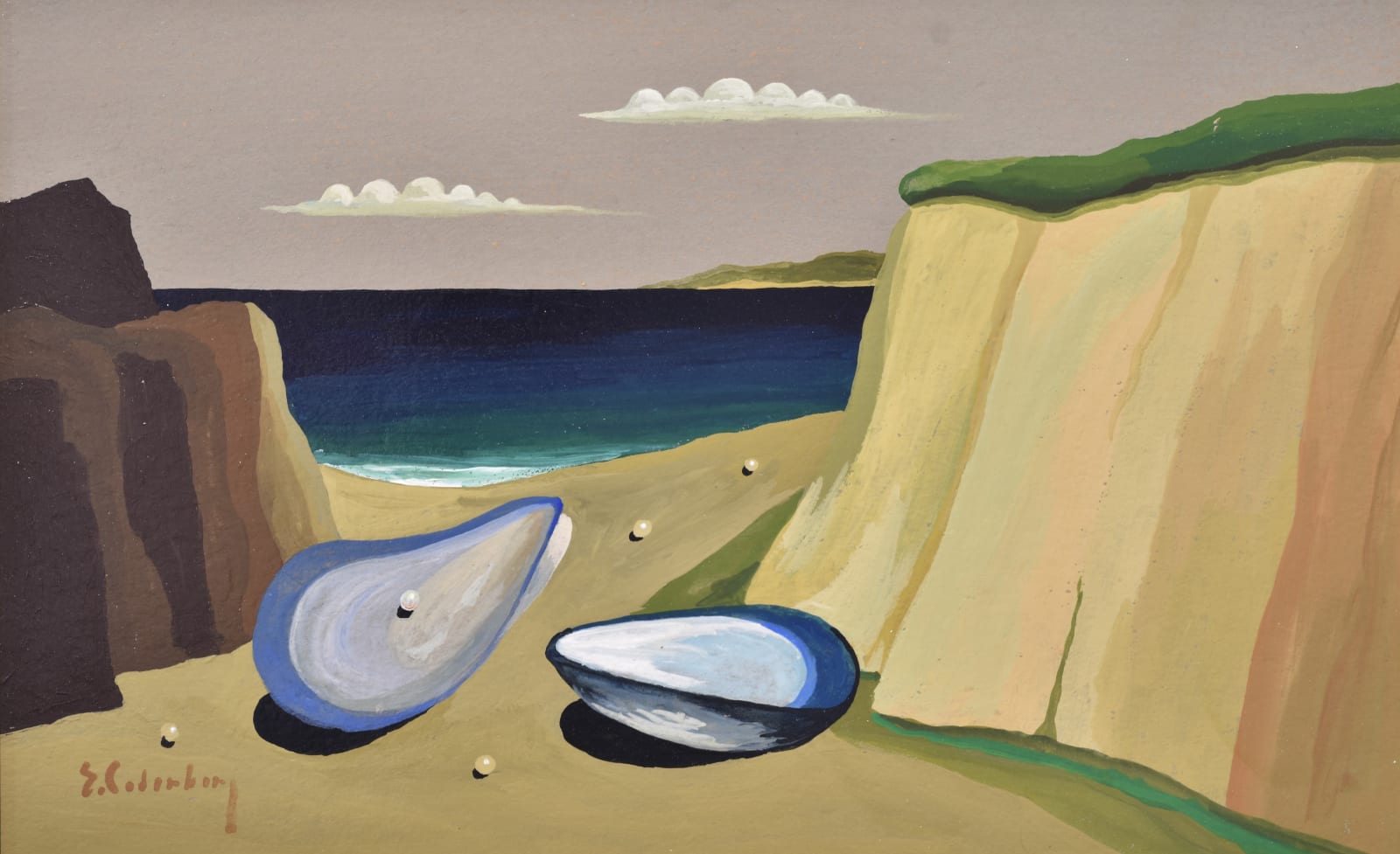 Eric Cederberg, Beach with pearls, 1950 c.