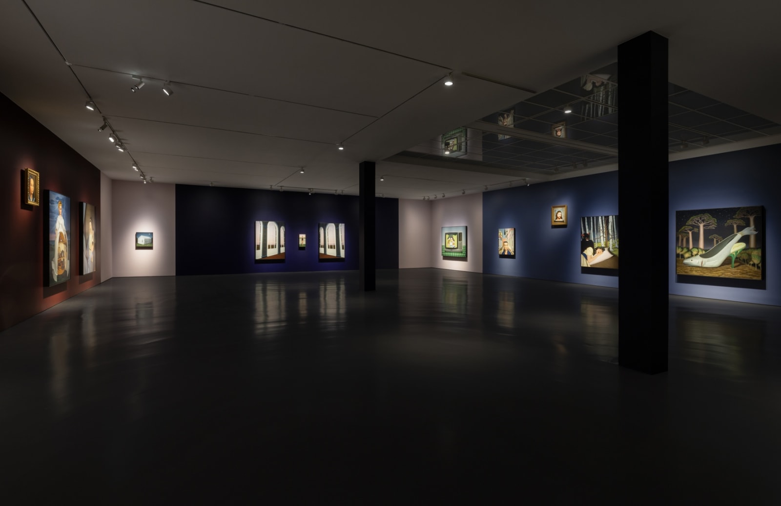 Sun Yitian, Solo Exhibition "Romantic Room", 2025, Installation View. Picture ©Esther Schipper 展览现场图，孙一钿个展“浪漫屋”，2025。图片 ©施博尔画廊