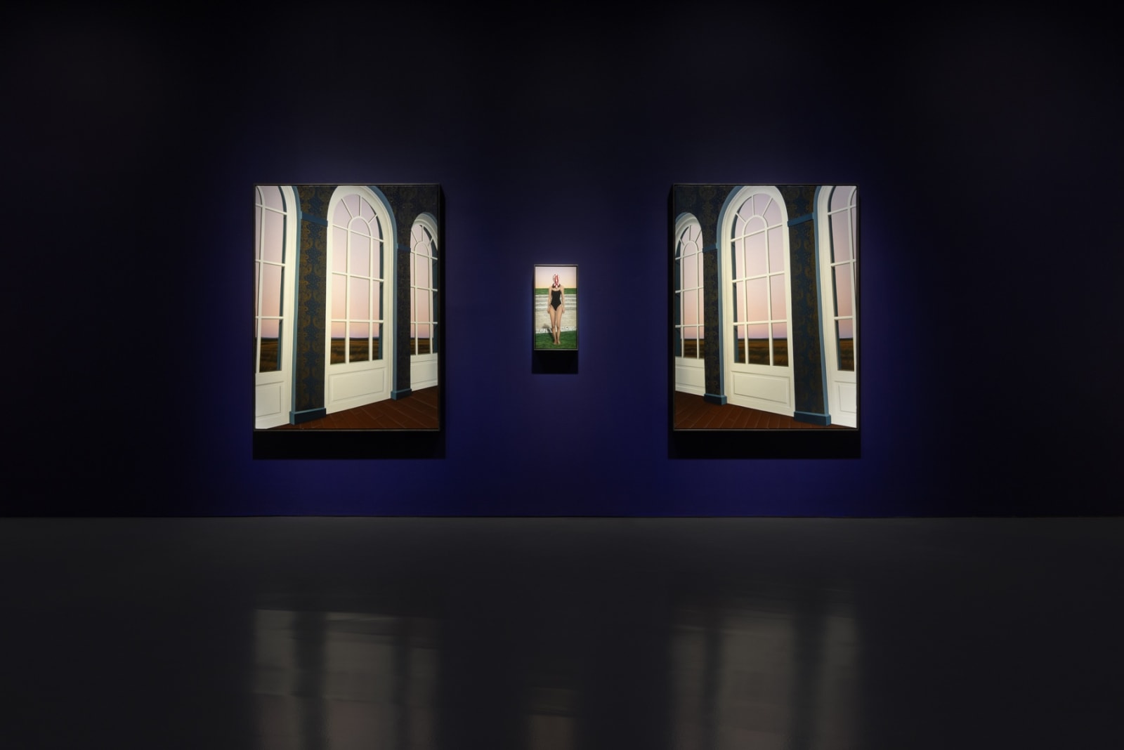 Sun Yitian, Solo Exhibition "Romantic Room", 2025, Installation View. Picture ©Esther Schipper 展览现场图，孙一钿个展“浪漫屋”，2025。图片 ©施博尔画廊