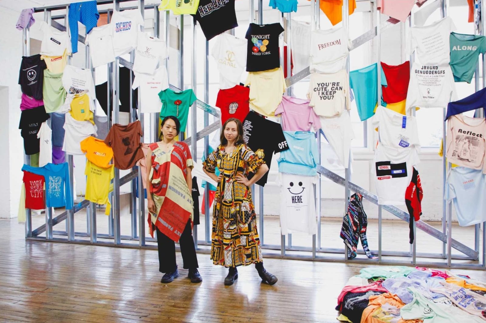 Shanzhai Lyric with Incomplete Poem (2015–ongoing) in Greater New York 2021. Image courtesy MoMA PS1.