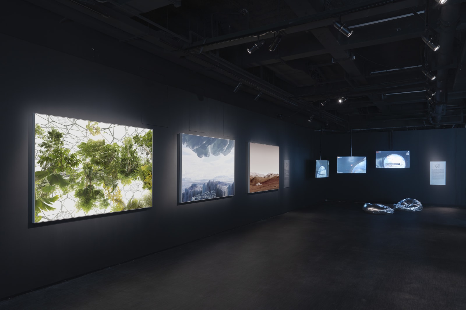 Installation view, Mchael Najjar's "outer space" series, Fotografiska Shanghai, 2025. Photo credit: Michael Najjar