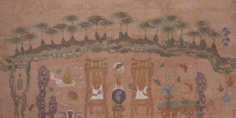 潘信華 Pan Hsinhua, 私語(二)繁花綠叢