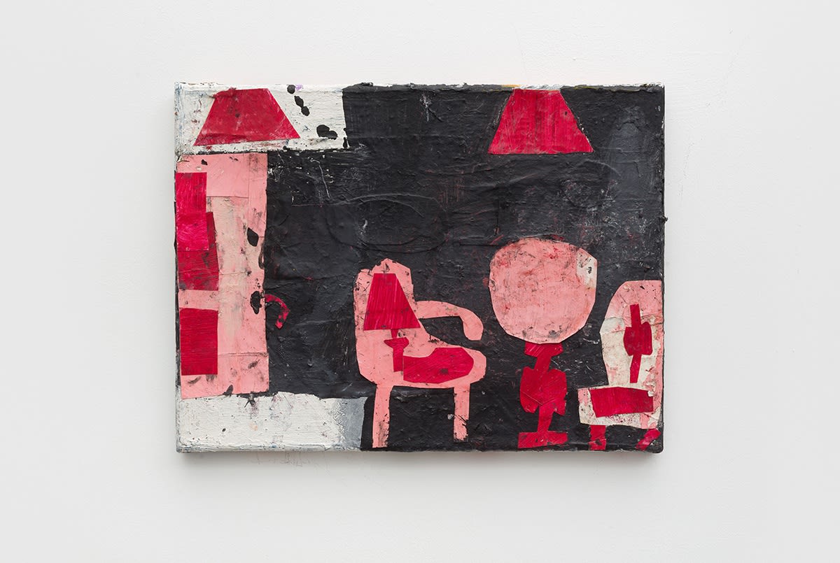 Florence Hutchings, Living Room (Pink Chairs)