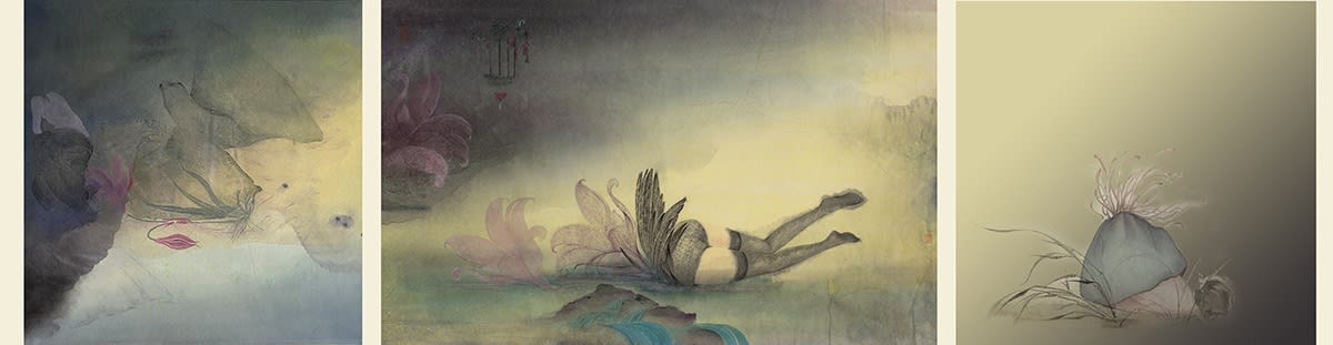 王霄 Wang Xiao, 落水