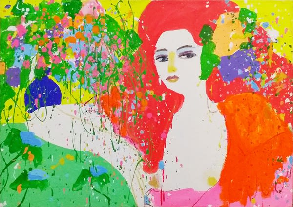 丁雄泉 Walasse TING, My Love Can Burn You