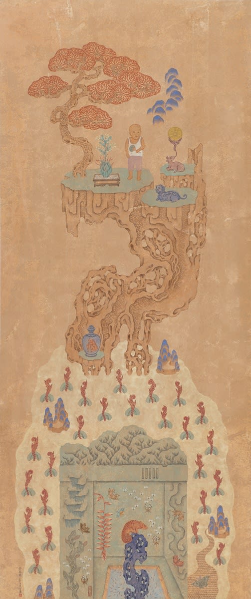 潘信華 Pan Hsinhua, 登高圖