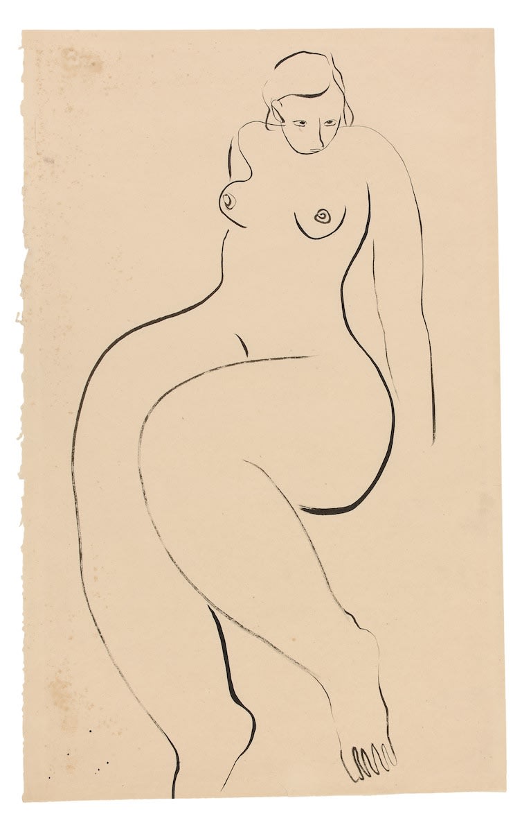 常玉 Sanyu, Naked