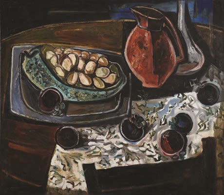 鍾泗濱 Cheong Soo Pieng, 靜物與山竹
