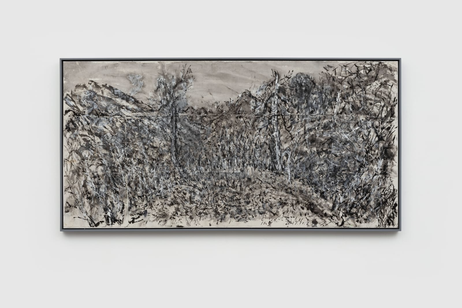 李玉雙 Li Yushuang, 坡峰嶺畫山側影