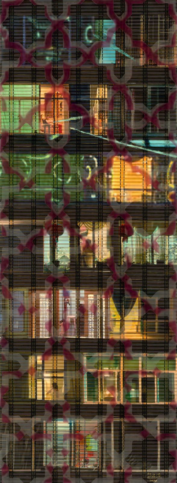 郭健濂 Guo Jianlian, 疊窗—格窗拼圖