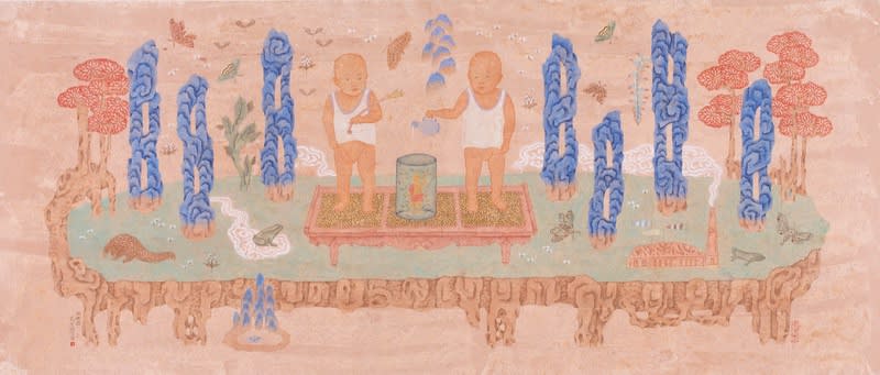潘信華 Pan Hsinhua, 浴佛圖