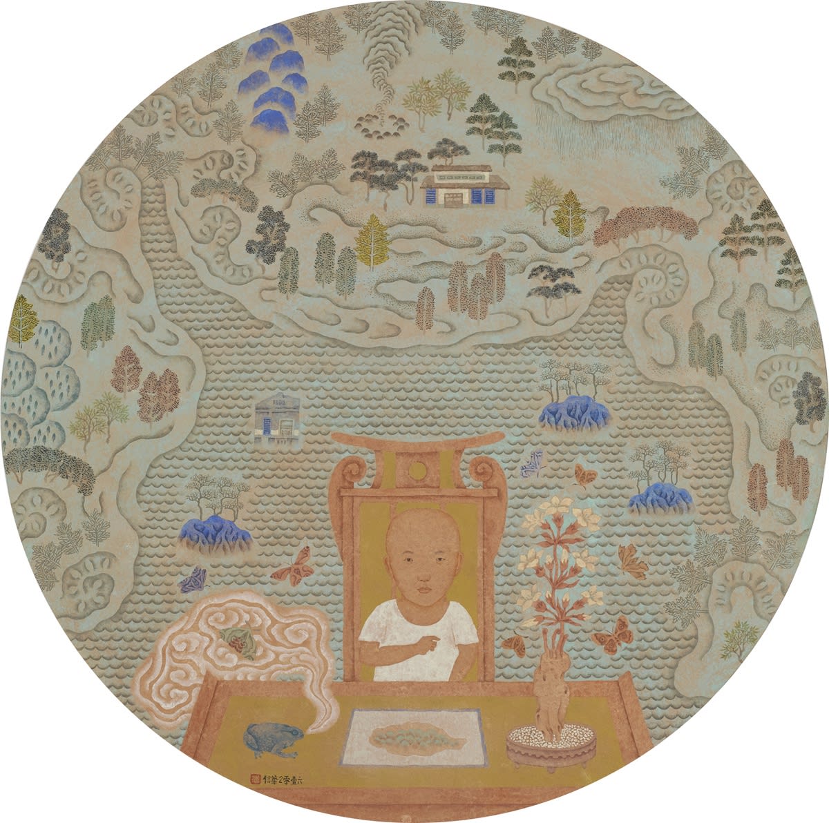 潘信華 Pan Hsinhua, 隔江山色