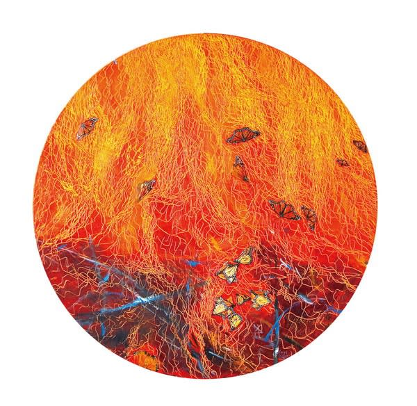 鄭麗雲 Leigh Li-Yun Wen, 地與火 VI