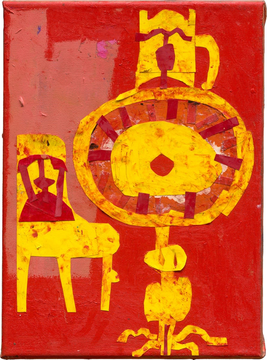 Florence Hutchings, Living Room (Yellow Chairs)