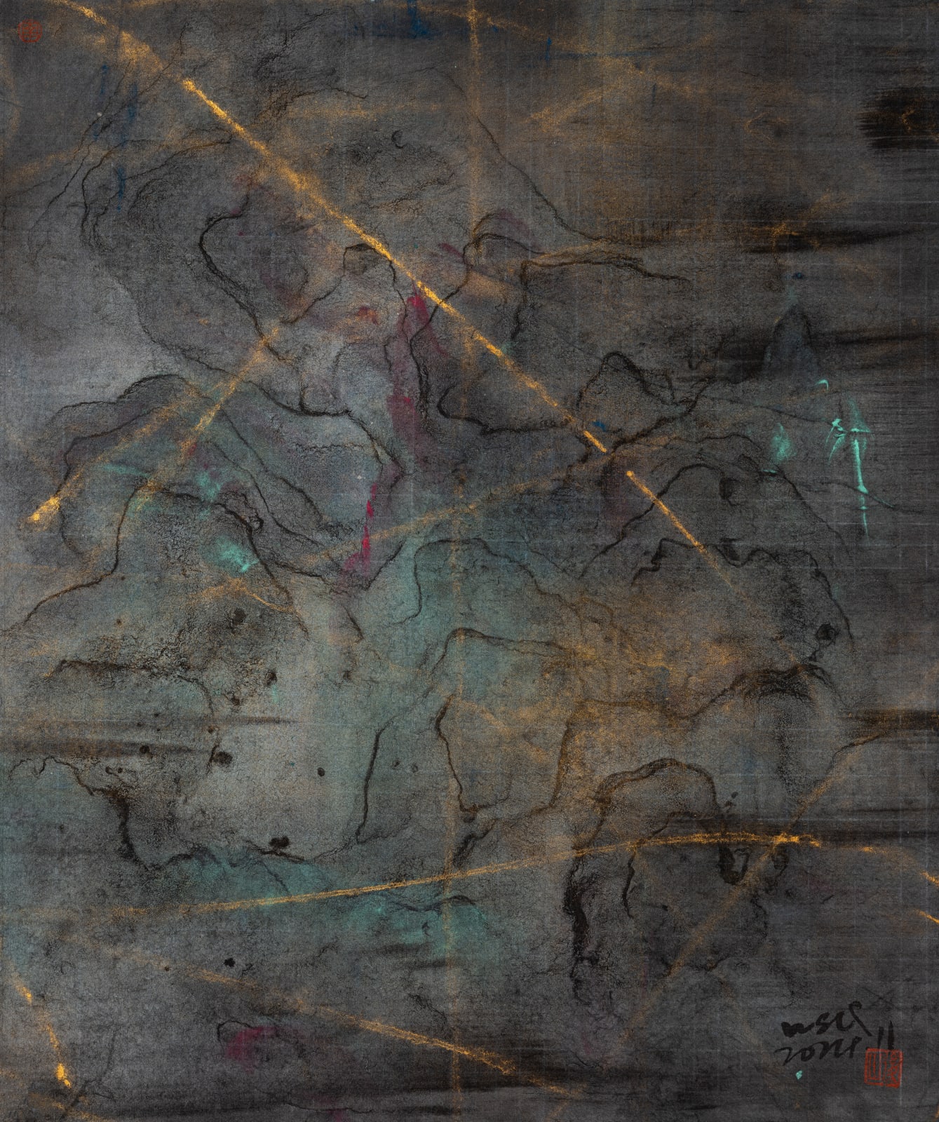 王紹強 WANG Shaoqiang, 苔痕III