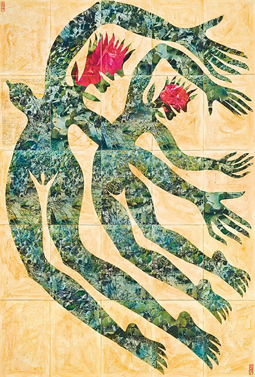 任戎 Ren Rong, 中國紋身_荷花