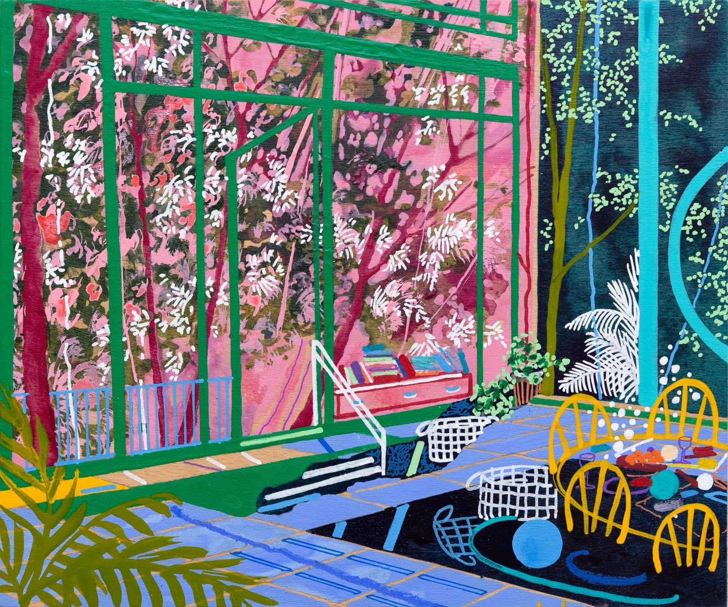 Charlotte Keates, Fluttering leaves in bloom