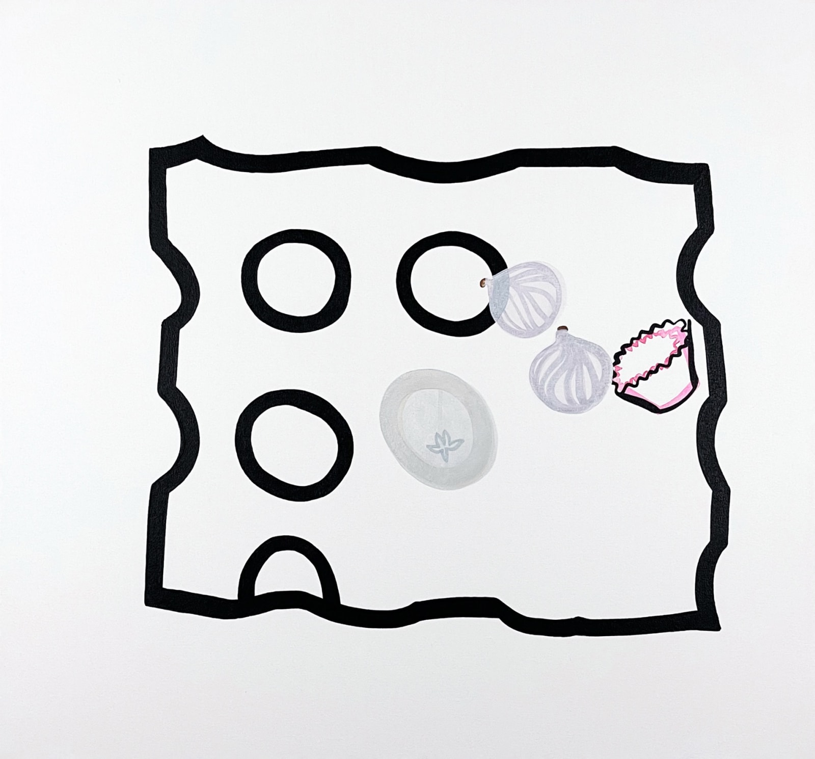 contemporary art, abstract still life